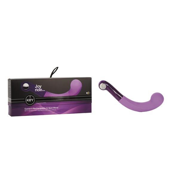 Key by Jopen Comet II Rechargeable G Spot Wand - Lavender