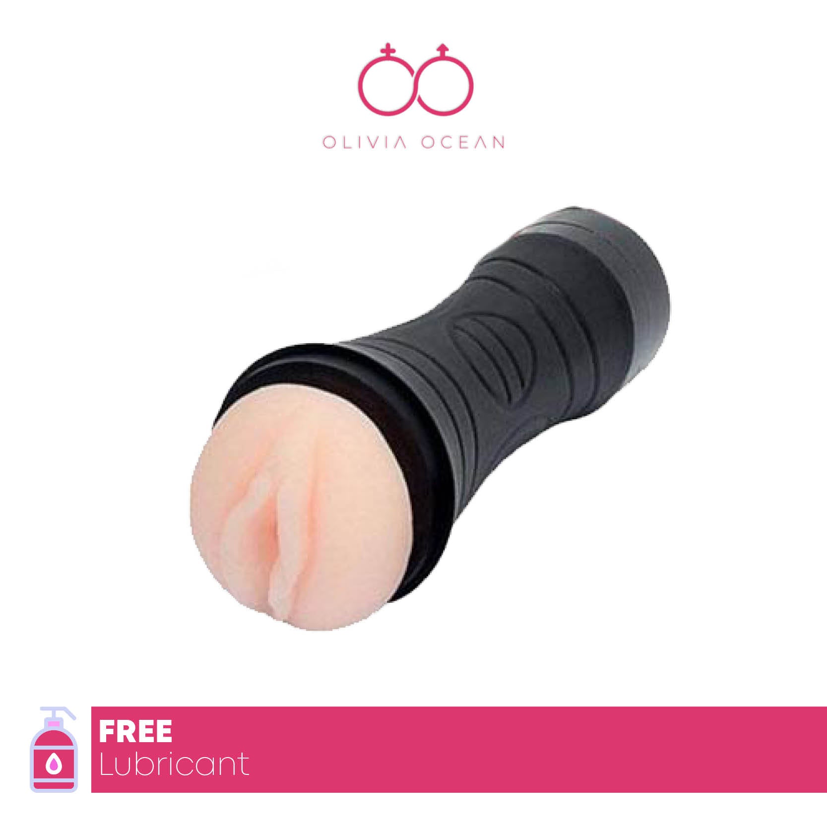 Vibrating Male Masturbator Flesh Cup vibrating Stroker Sex Toys for Men  FREE LUBE | Olivia Ocean